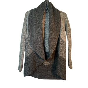EILEEN FISHER • Yak Wool Silk Open Front Cardigan gray Size: PP